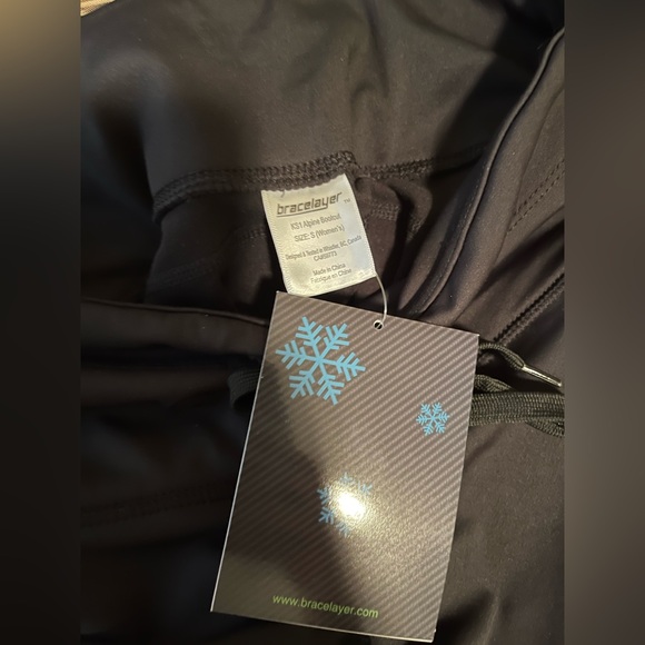 NWT Bracelayer Women KS1 Ski Boot Cut 7/8 Thermal Base Layer Knee Support Small - Picture 4 of 7